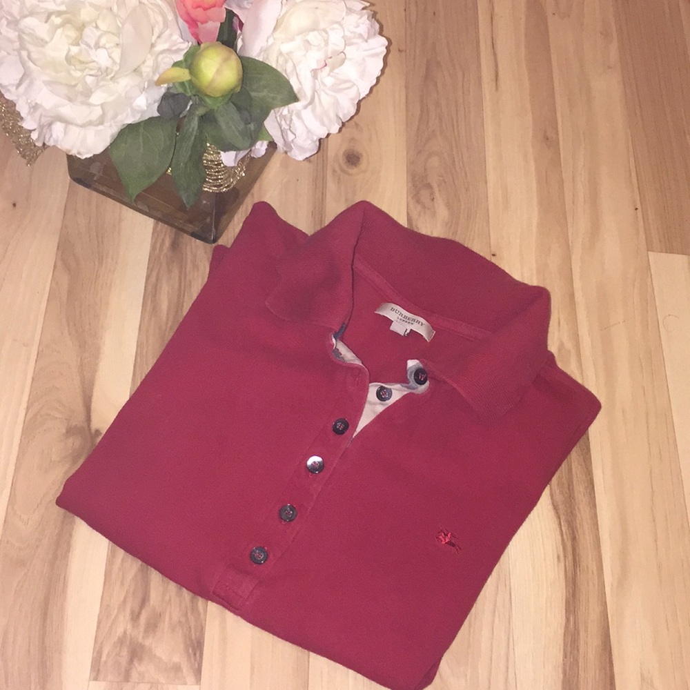 Burberry women’s top red size large
